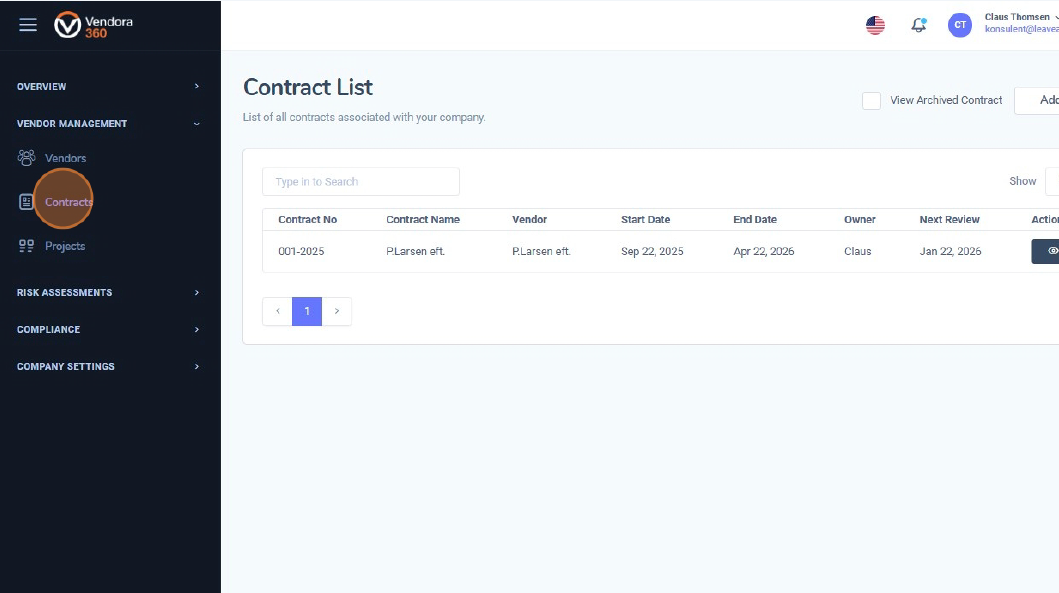 Open Contract Module