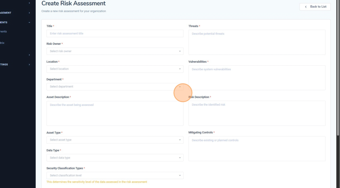 Step 4 - Main risk information