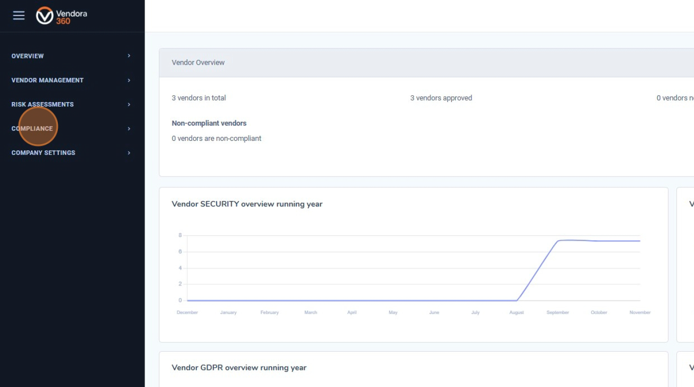 Step 1 – Click Compliance