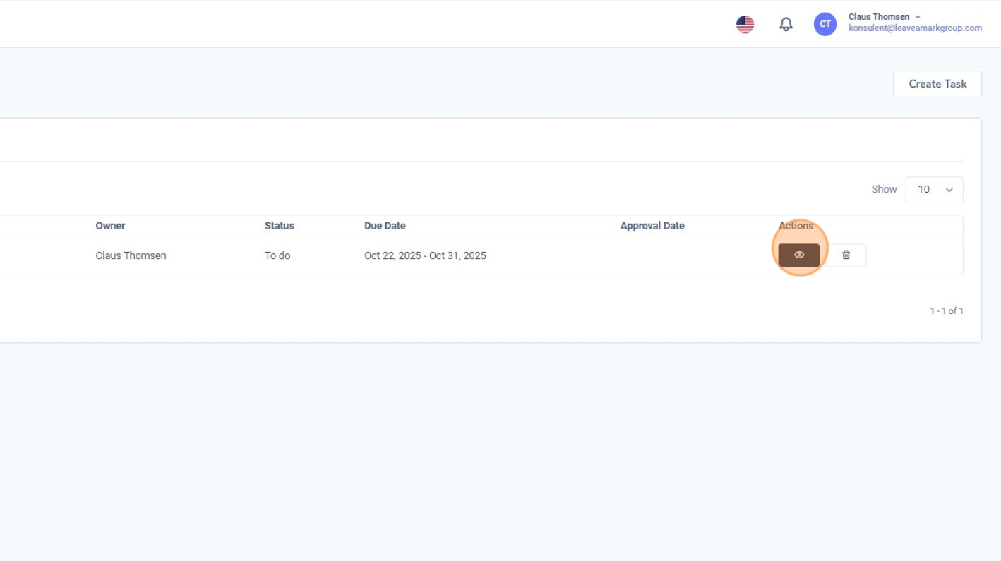 Step 9 - Mitigating tasks